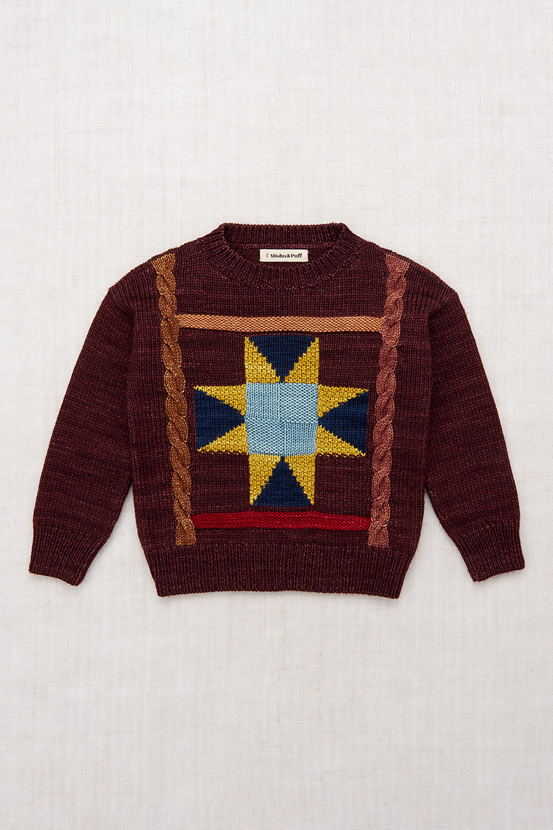 Misha & Puff FW24 Nova Quilt Pullover Fig – Flower Child