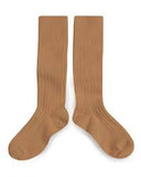Collégien Cotton Ribbed Knee High Socks