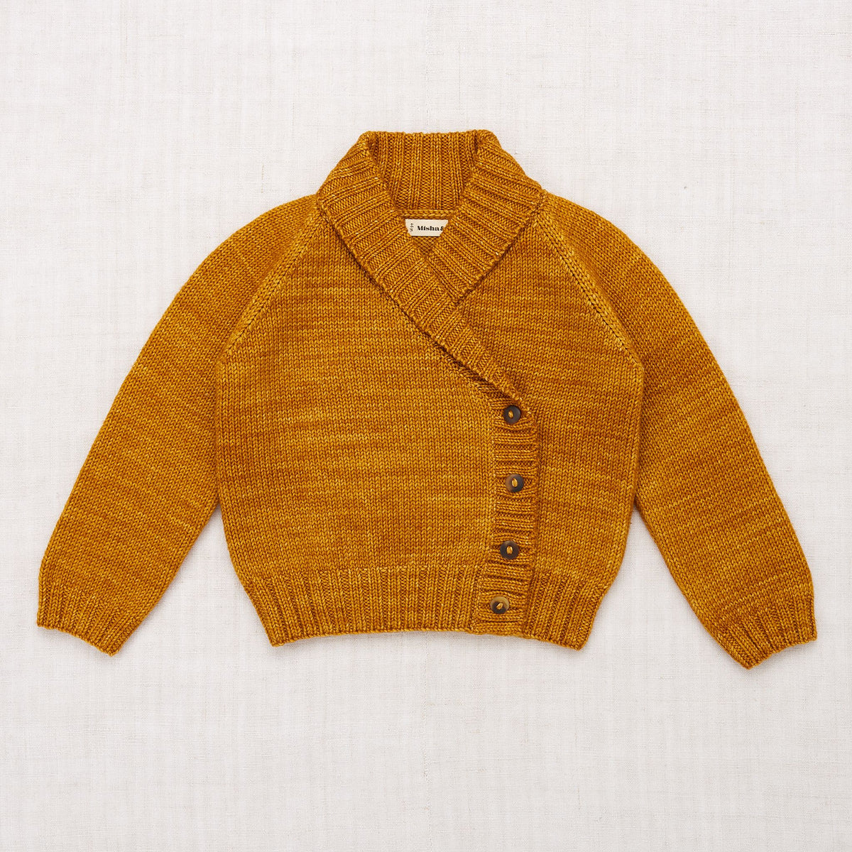 Misha and puff saltwater cardigan 5-6y-