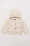 Misha & Puff FW24 Hooded Popcorn Cardigan
