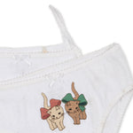 Konges Slojd minnie underwear/undershirt in bow kitty