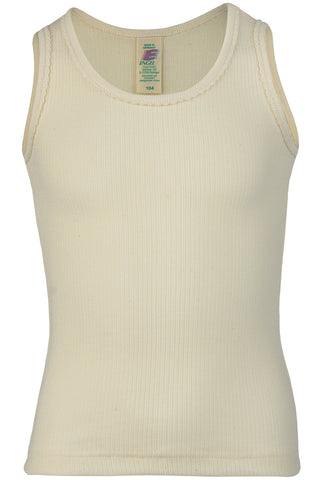 Engel Mädchen-Unterhemd S/L aus 100 % Bio-Baumwolle