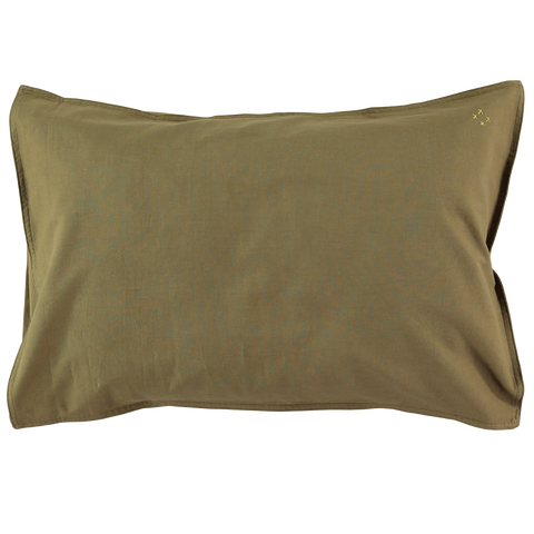 Camomile London Organic Cotton Solid Standard Pillow Case