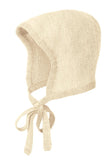 Bonnet en laine biologique tricoté Disana