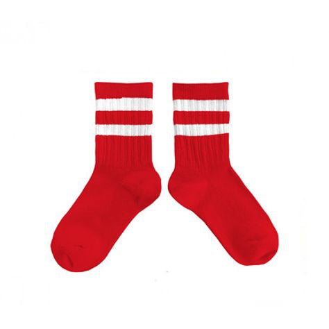 Collégien Nico Varsity Retro Stripe Rib Socks