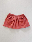 Mabo frances skirt in mineral red corduroy